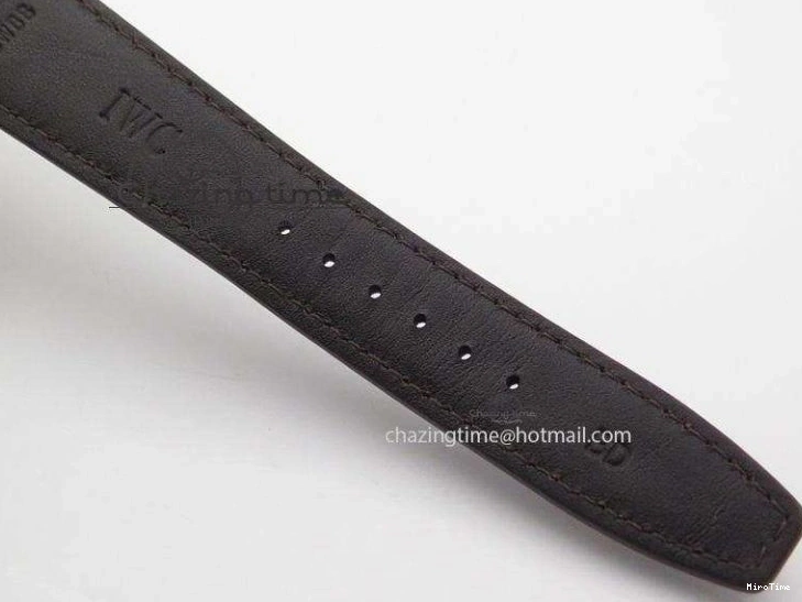 MIROTIME 0726 MoistureWicking Portuguese Real PR IW500704 ZF 1:1 Best Edition On Brown Leather Strap A52010 V 7311